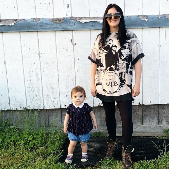 1990 Vintage Acid Wash Beatles Band Shirt XL *** - Picture 2 of 8